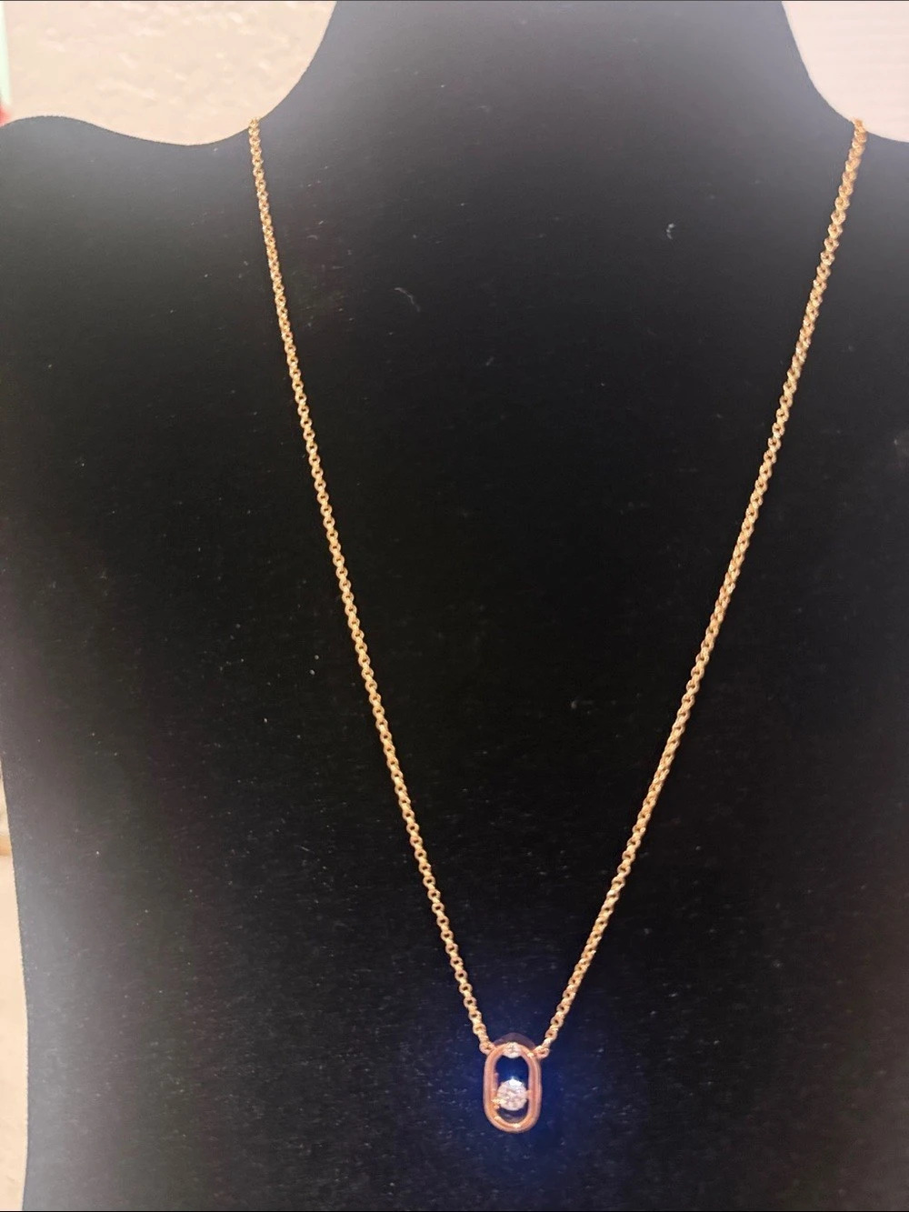 Swarovski North Pendant Rose Gold Necklace